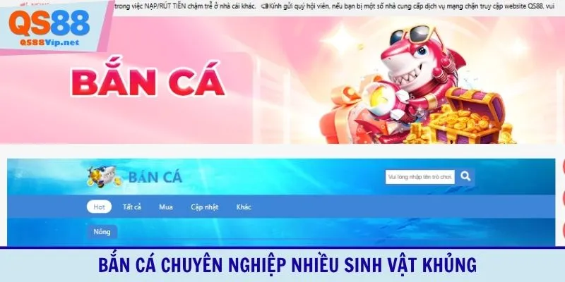 Bắn cá chuyên nghiệp nhiều sinh vật khủng