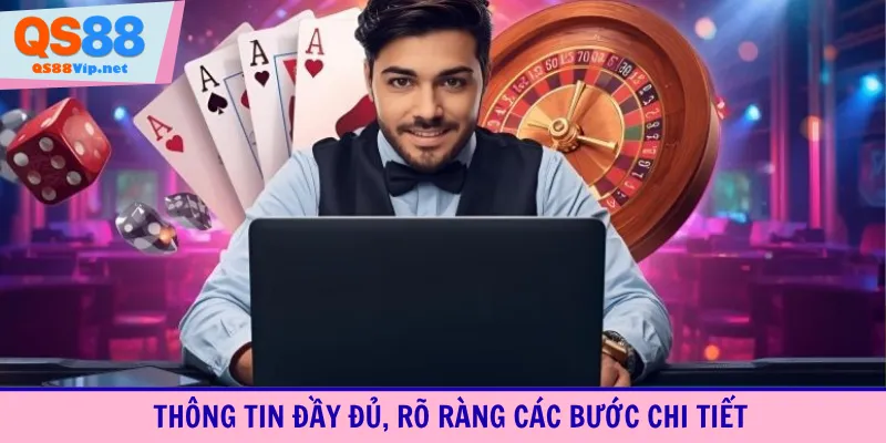 Thông tin đầy đủ, rõ ràng các bước chi tiết